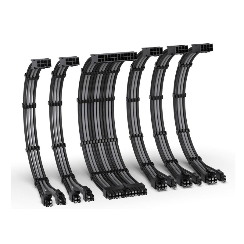 Kit Extensión Cables PSU EZDIY-FAB V2 300mm Negro vista 1