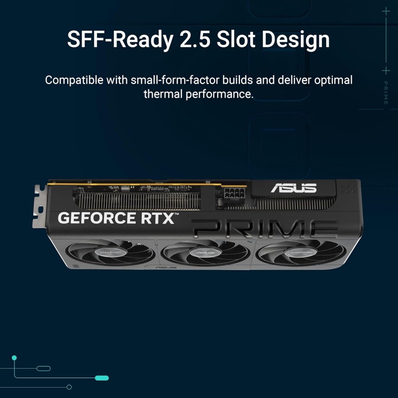 Tarjeta de Video ASUS PRIME GeForce RTX 5050 8GB GDDR6 OC vista 2