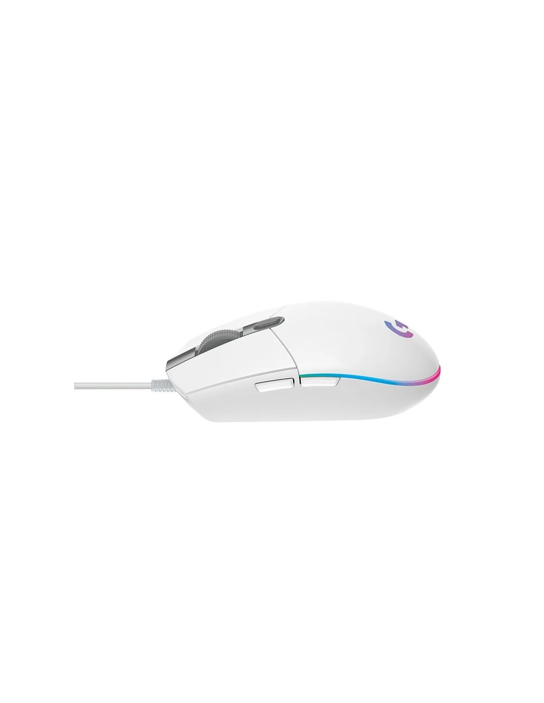 Mouse Logitech G203 LIGHTSYNC RGB White (PN: 910-005791) vista 3