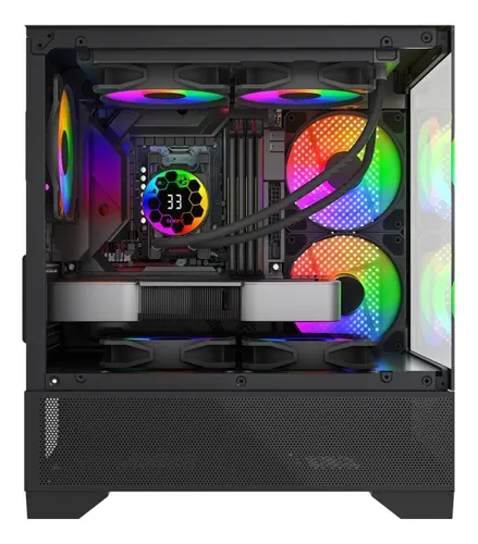 PC Gamer RX 9060 XT 16GB Ryzen 5 5500 32GB RAM DDR4 1TB SSD vista 2