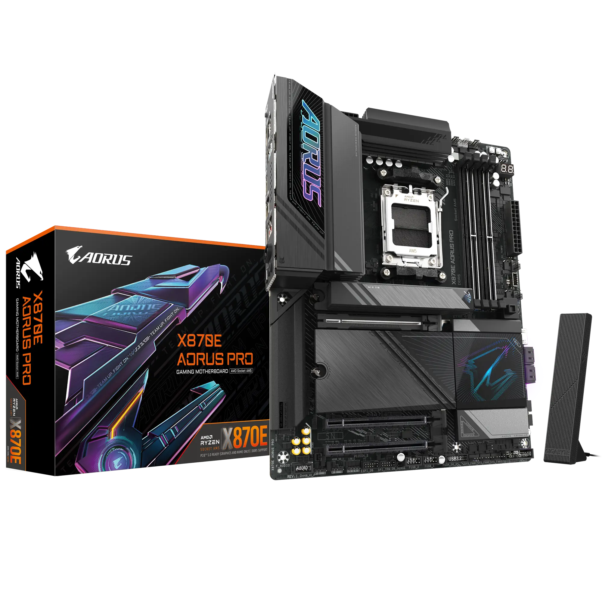 PC Gamer Premium - RTX 5090 Aorus Master, Ryzen 7 9800X3D, X870E Aorus Pro, 64GB Ram 6000mhz, Fuente Platinum 1600w, 2TB SSD Crucial P310, WC Hyte Thicc Q60, Gabinete Hyte Y70 Touch vista 2