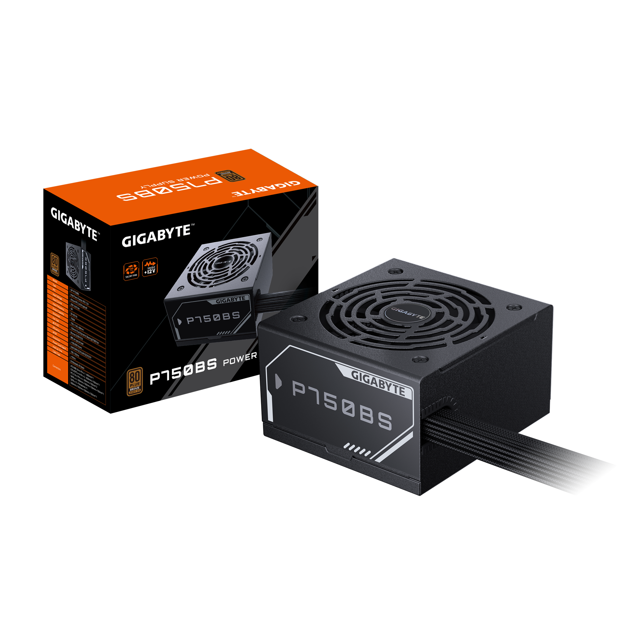 Fuente de poder GIGABYTE P750BS 750W 80+ Bronze (ATX 12V)