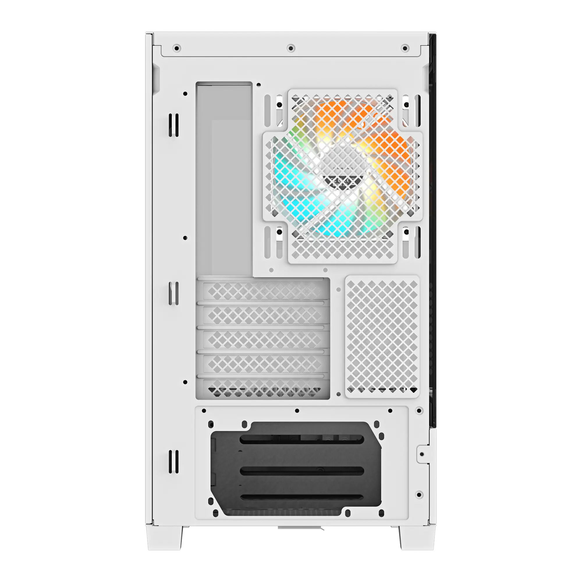 Gabinete GIGABYTE C201 PANORAMIC ICE vista 3