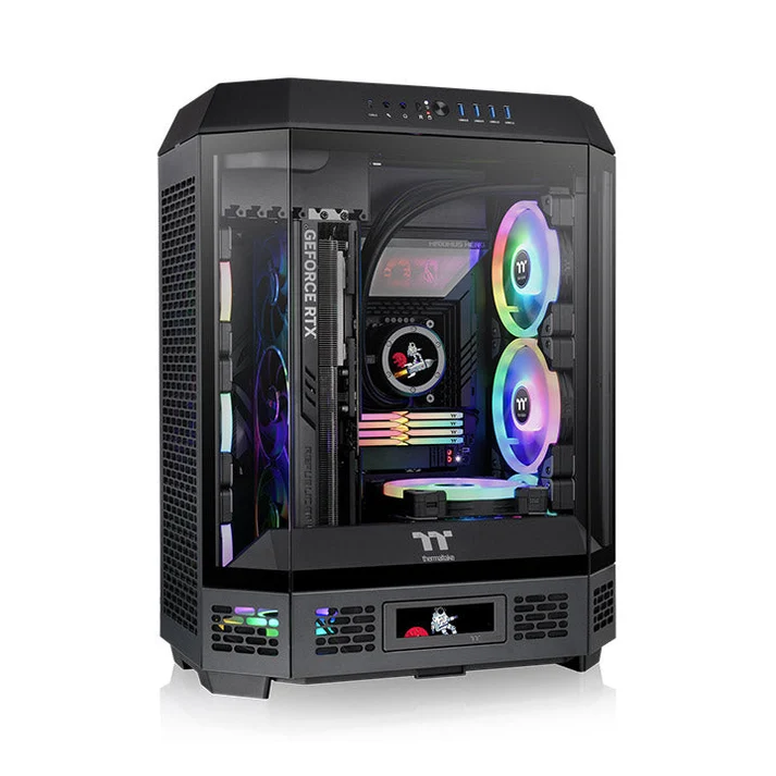 Gabinete Gamer Thermaltake The Tower 600 Black Mid Tower