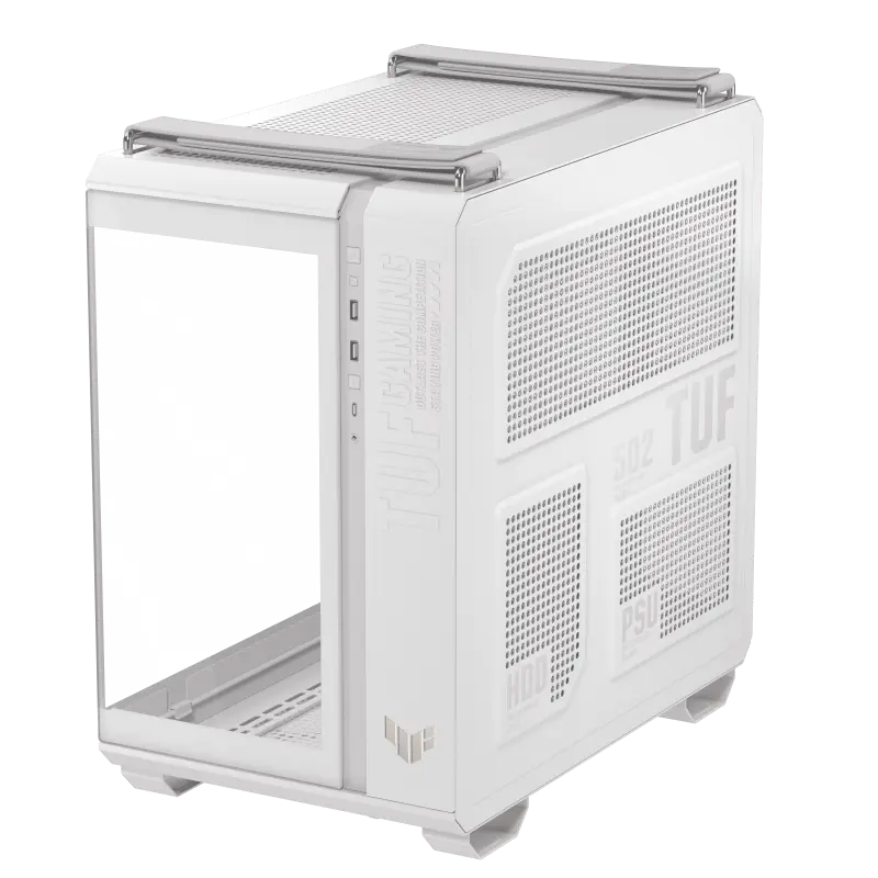 Gabinete ASUS TUF Gaming GT502 Horizon White (Mid Tower) vista 5