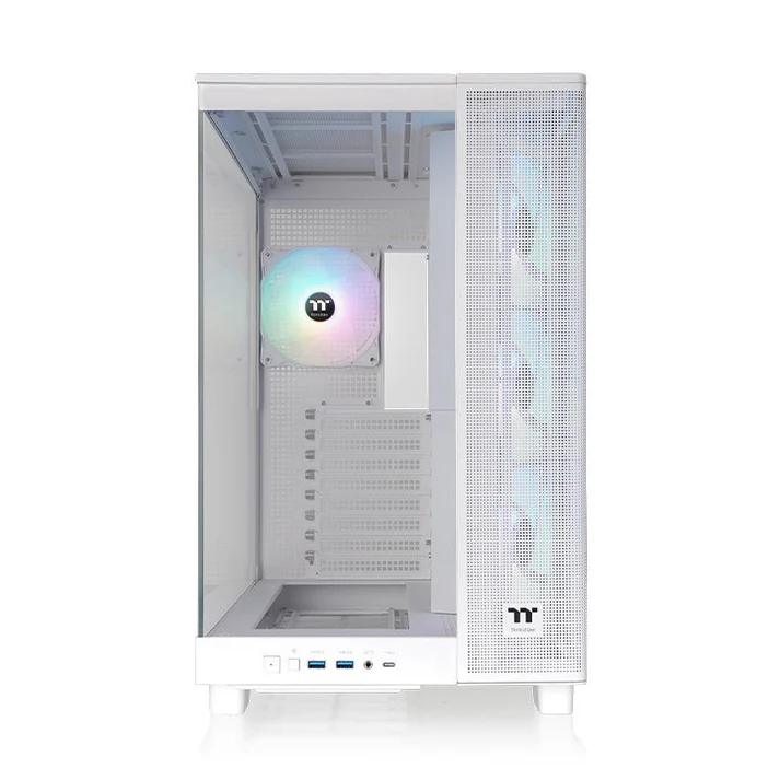 Gabinete Gamer Thermaltake View 380 XL TG ARGB White Mid Tower vista 3