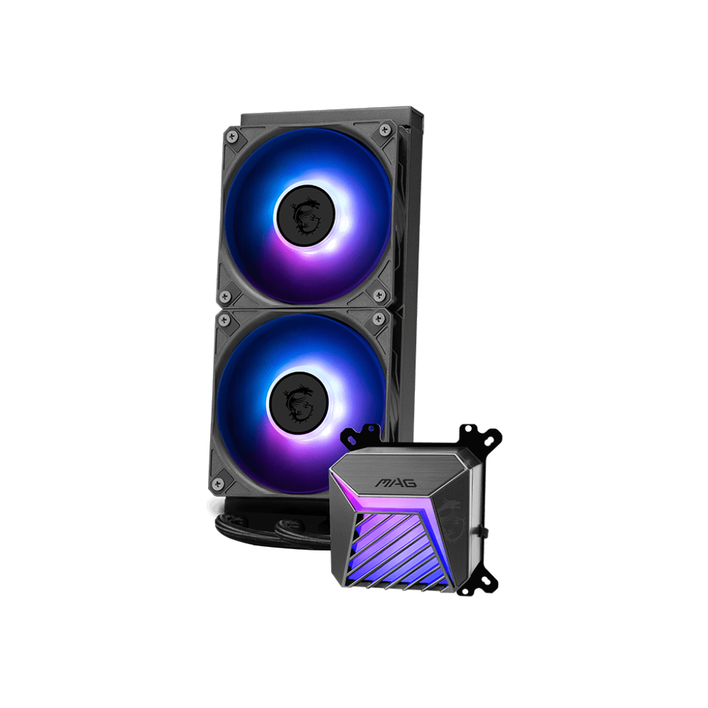Refrigeración Líquida MSI MAG CORELIQUID A15 240 ARGB Gen2 240mm Black Compatible Intel y AMD vista 2