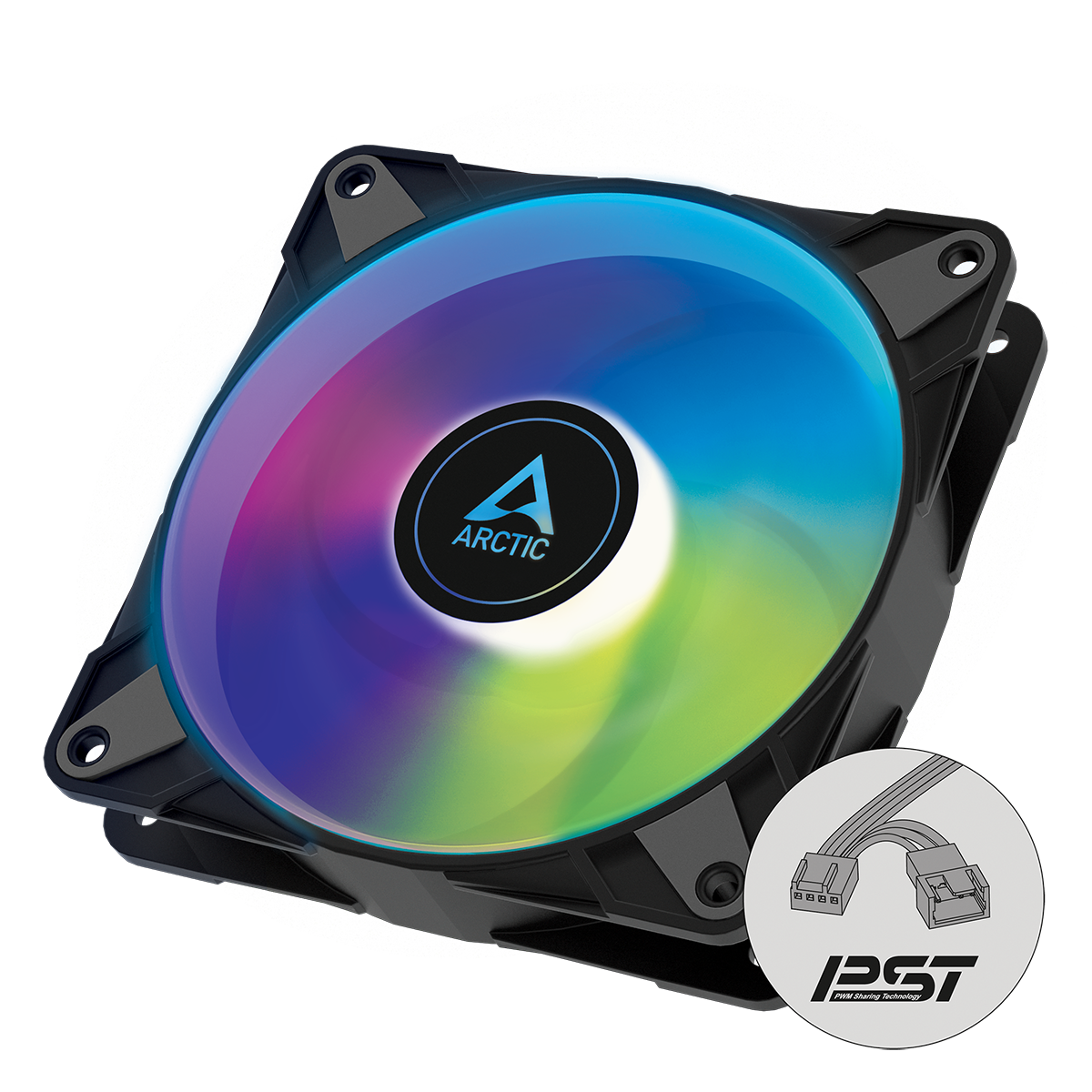 Ventilador ARCTIC P12 PWM PST A-RGB